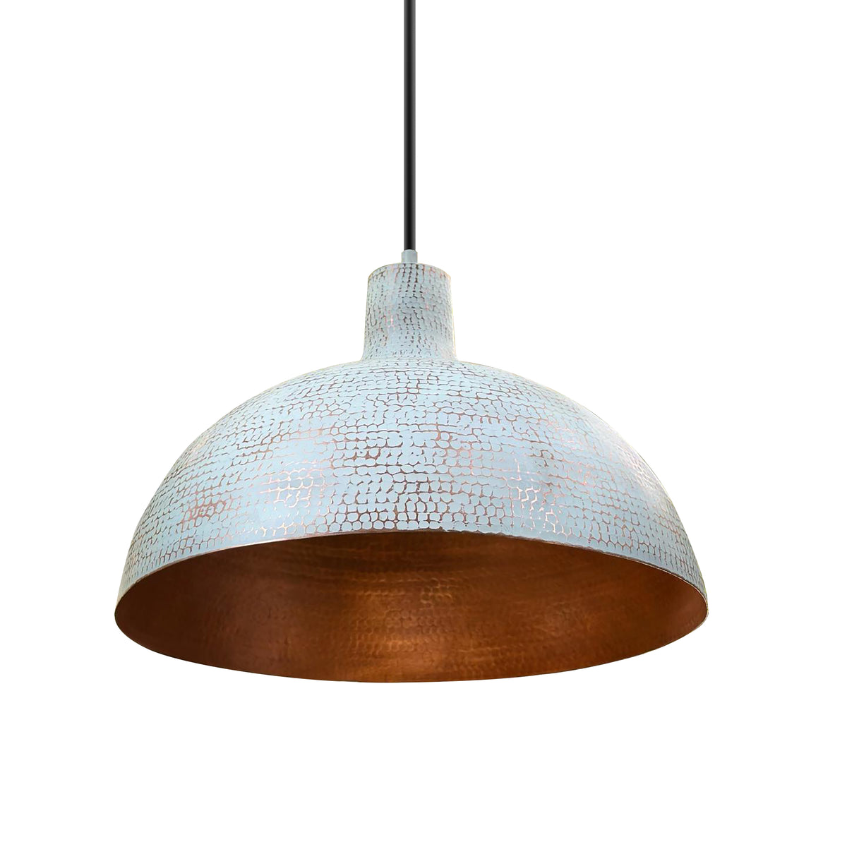 Copper Ceiling Light Shades - White Exterior Kitchen Island Lighting ...