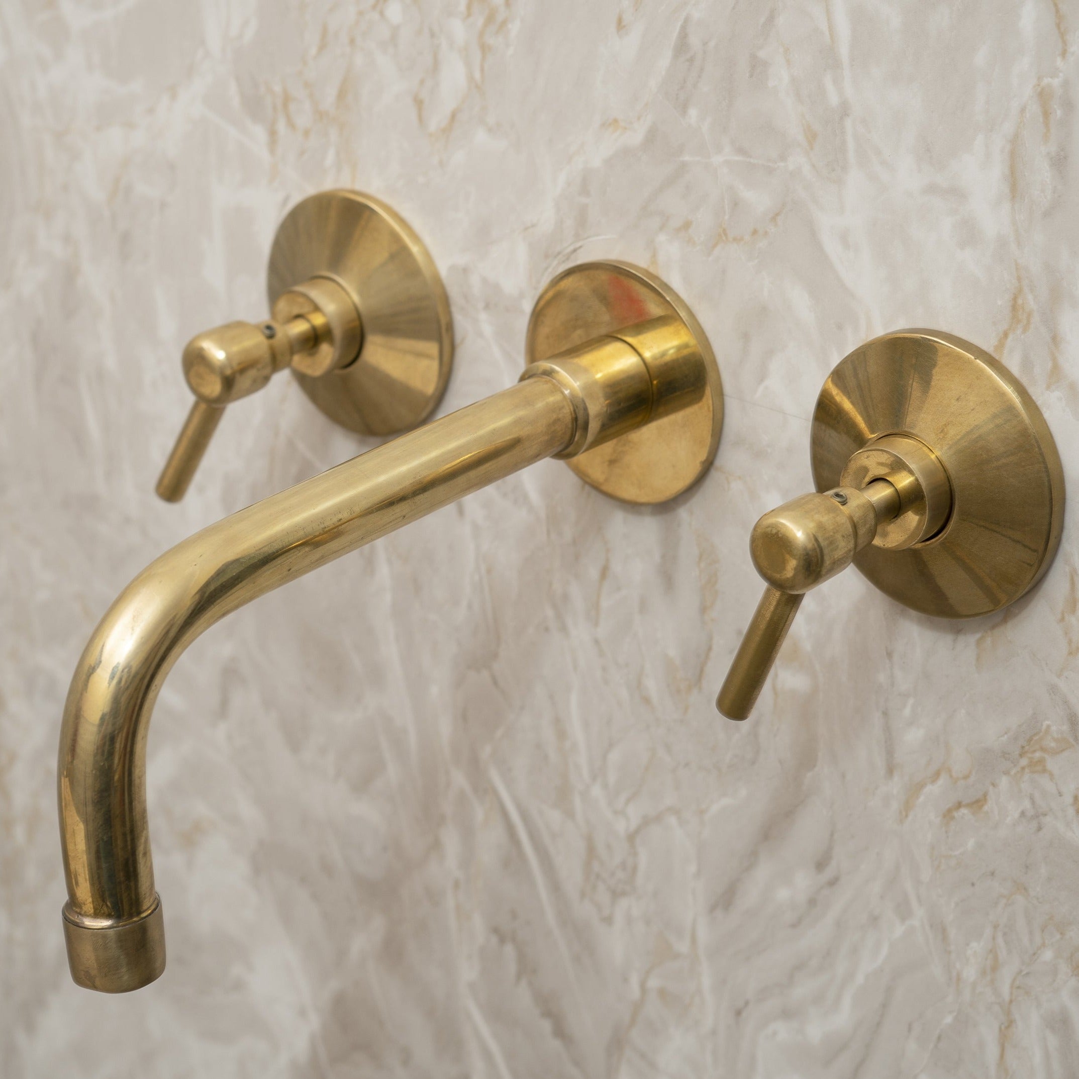 Unlacquered Brass Bathroom Sink Faucet