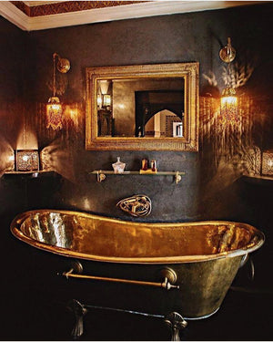 Luxurious Brass Bathtub , Brass Bathtub Clawfoot - Zayian