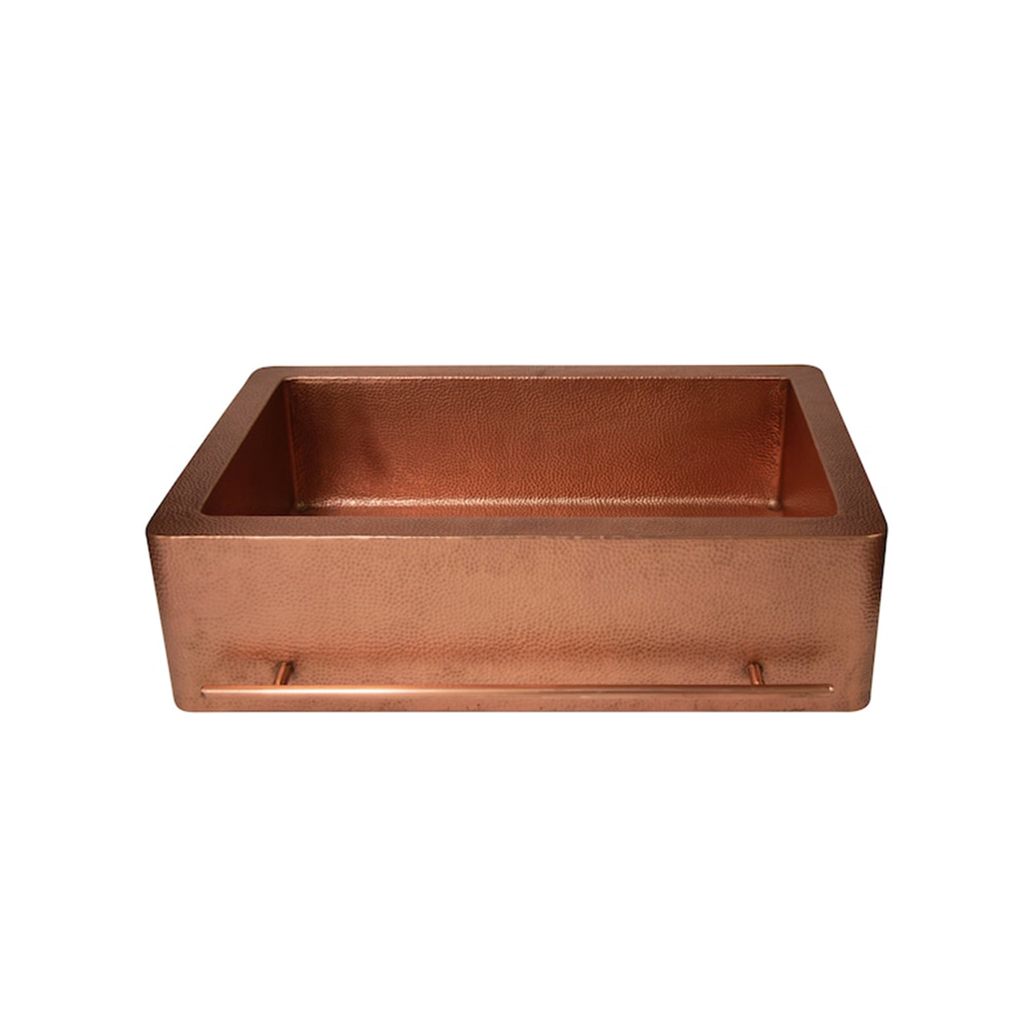 front apron copper kitchen  sink