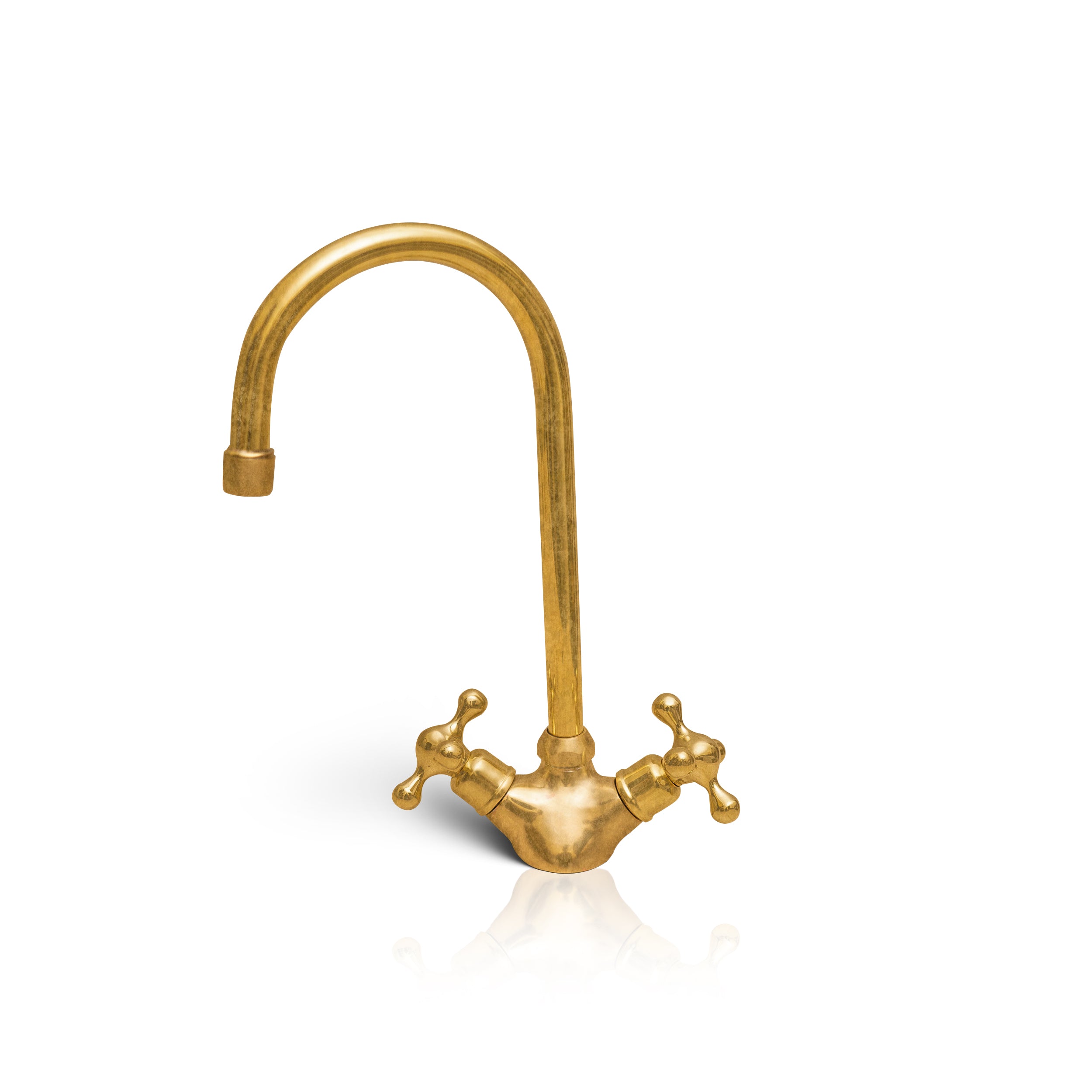 Unlacquered Brass Bathroom Sink Faucet - Zayian