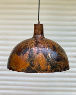 copper hanging ceiling light