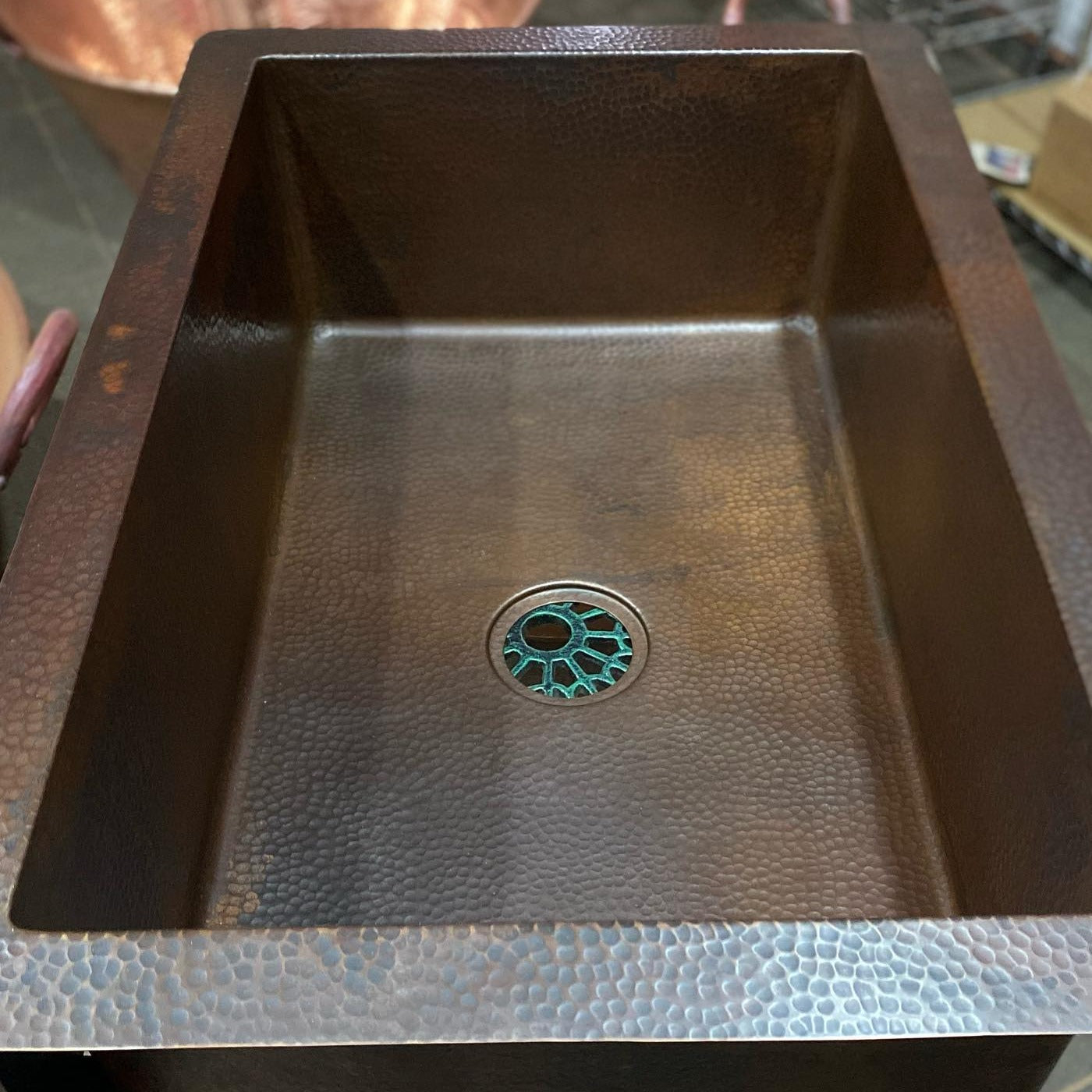 copper farmhouse kitchen sink