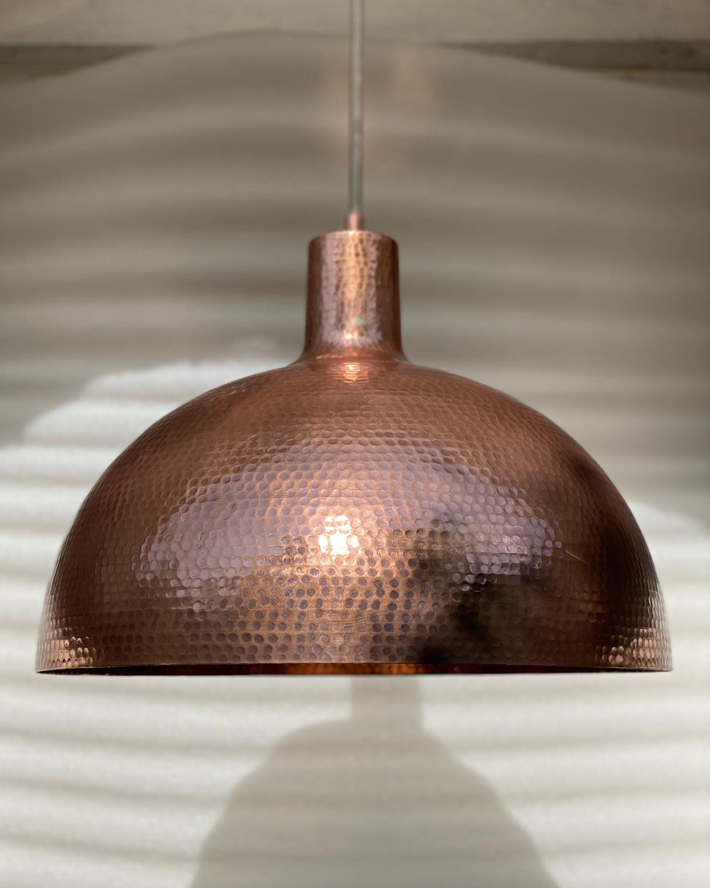copper kitchen pendant light