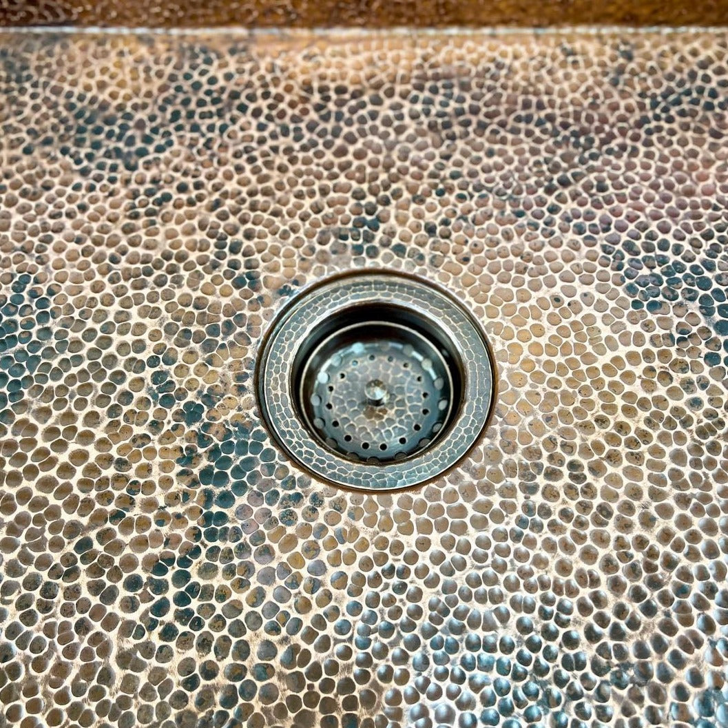 Copper top mount sink