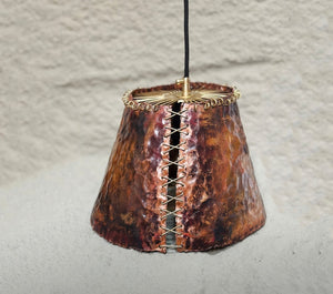 copper pendant light