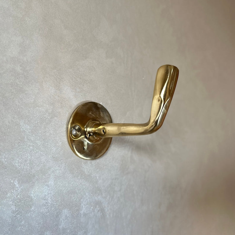 Brass wall hooks