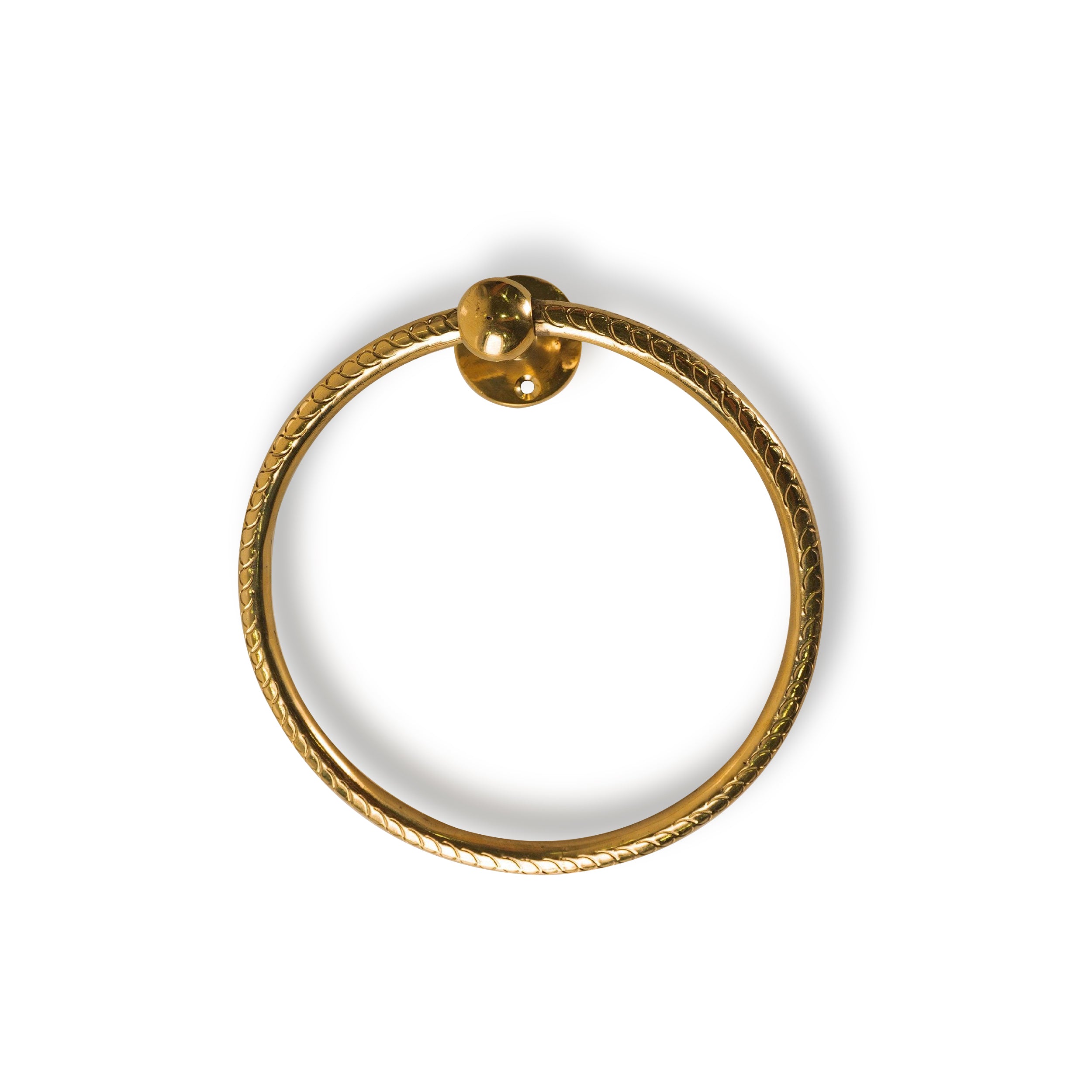 Solid Brass Towel Ring for Bathroom - Zayian