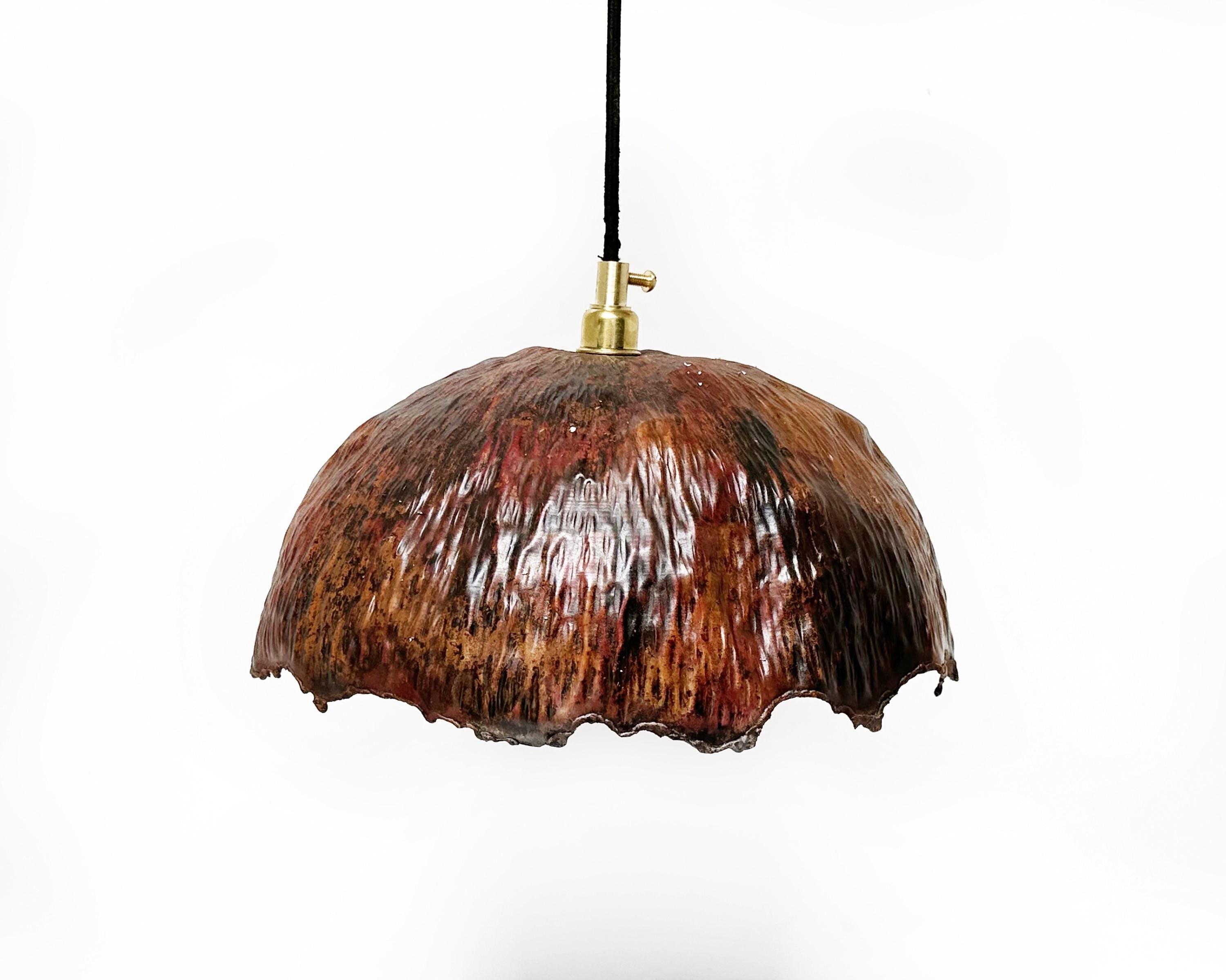 Rustic Copper Island Kitchen Lighting,  Copper Pendant Light - Zayian