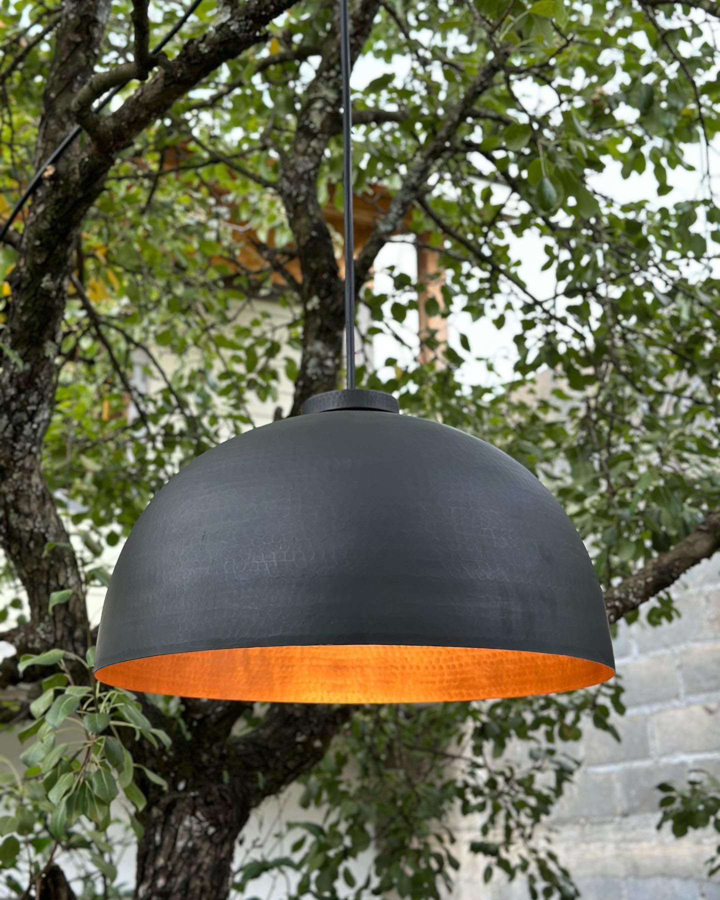 Black Dome Pendant Lamp