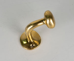 Handcrafted Unlacquered Solid Brass Wall Hooks - Zayian