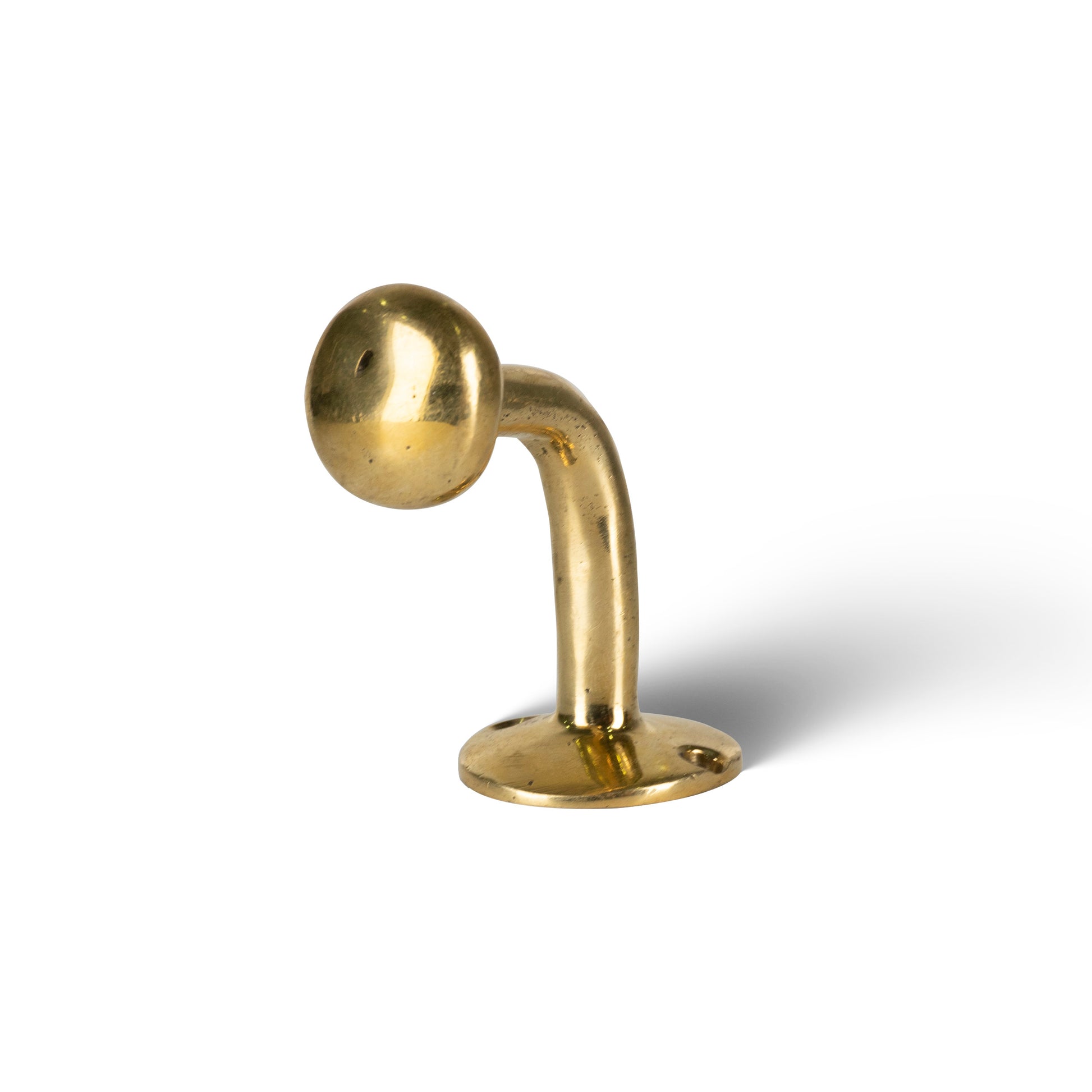 Handcrafted Unlacquered Solid Brass Wall Hooks - Zayian