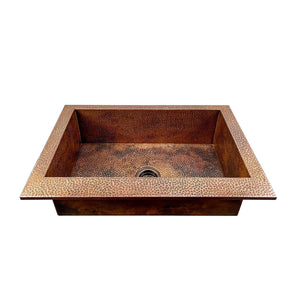 Copper Kitchen Sink, Antique Copper