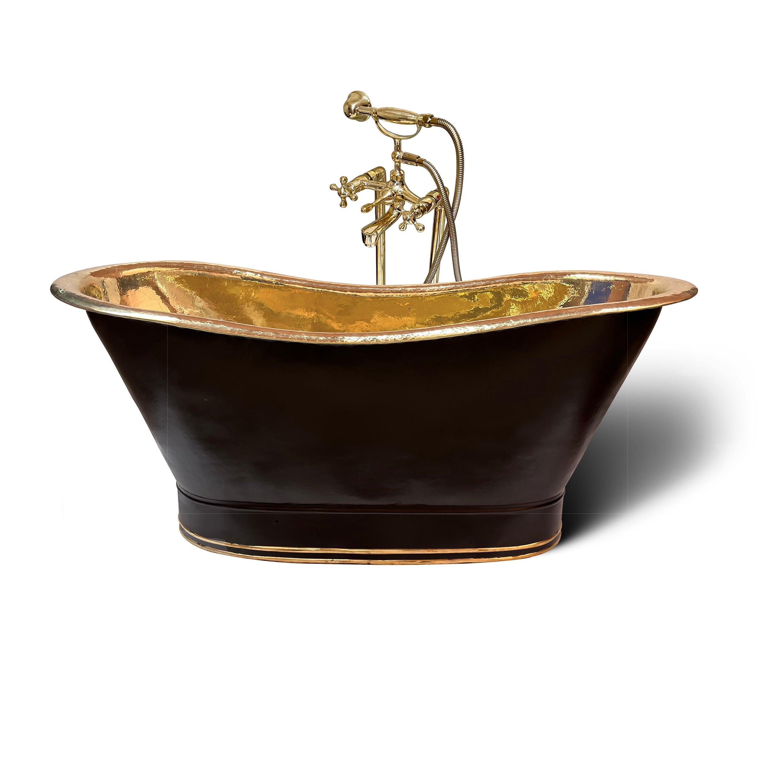 Freestanding brass Soaking Tub