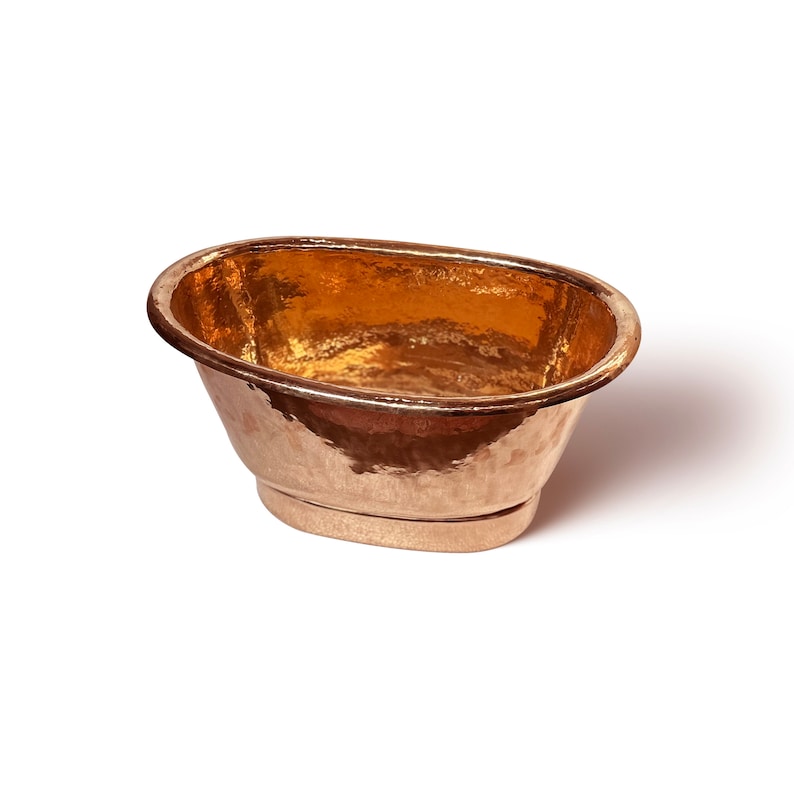 copper wash basin