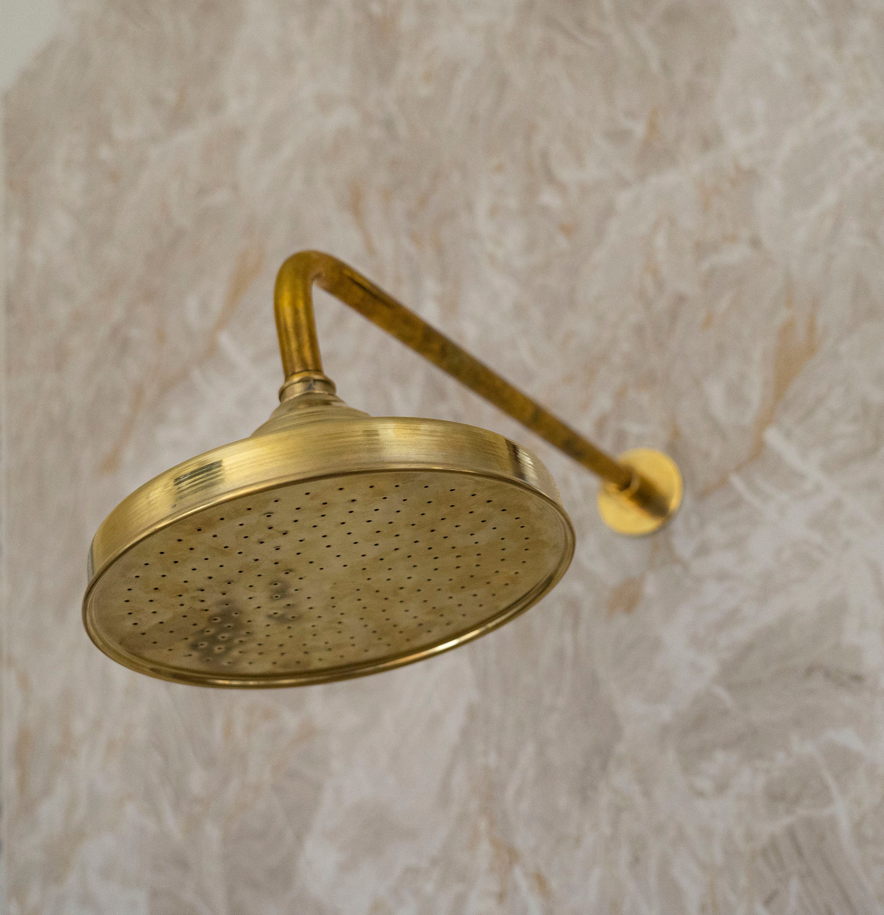 Natural Brass shower head , Solid Brass shower head outdoor ,high pressure shower head ,rainfall shower head Zayian